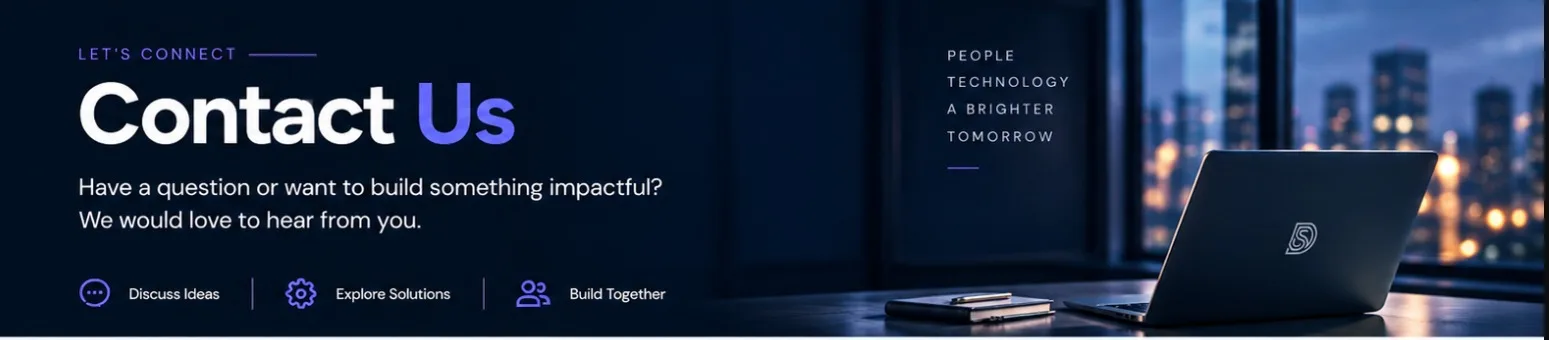 Contact ShatarupaX AI Labs — let's connect: discuss ideas, explore solutions, build together